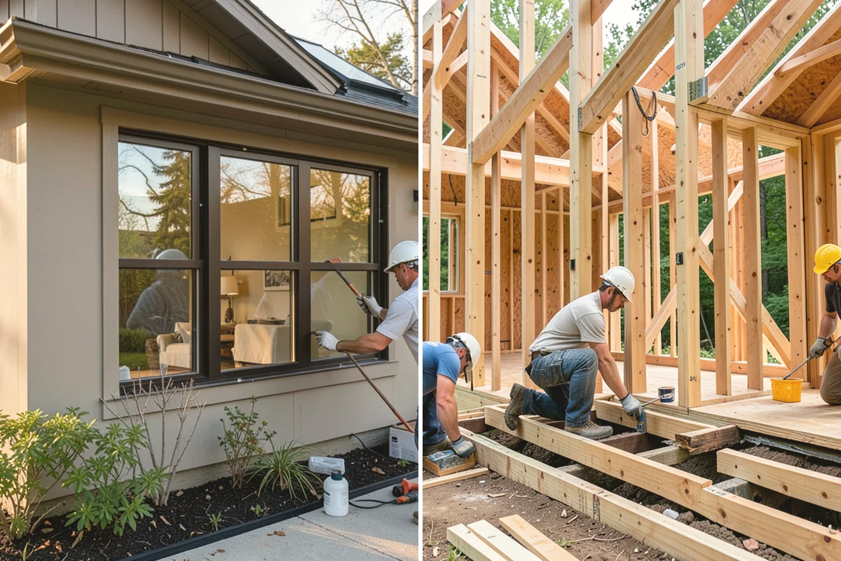 Storm Door Installation in Tukwila, King County, WA - Measure the existing door frame and choose a swing side