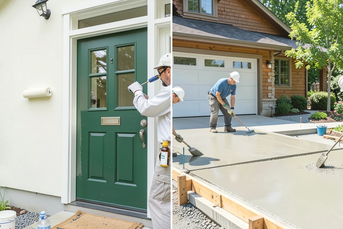Storm Door Installation in University Place, Pierce County, WA - Measure the existing door frame and choose a swing side