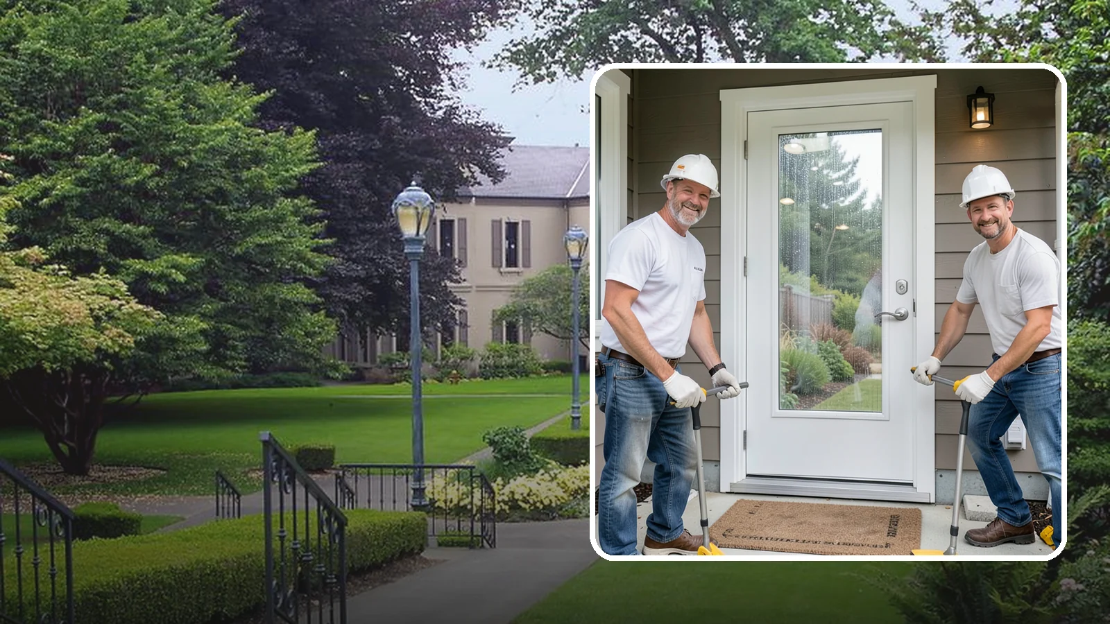 Storm Door Installation in Woodinville, King County, WA - A storm door that shields your entry from Northwest wind and rain while adding ventilation and light.