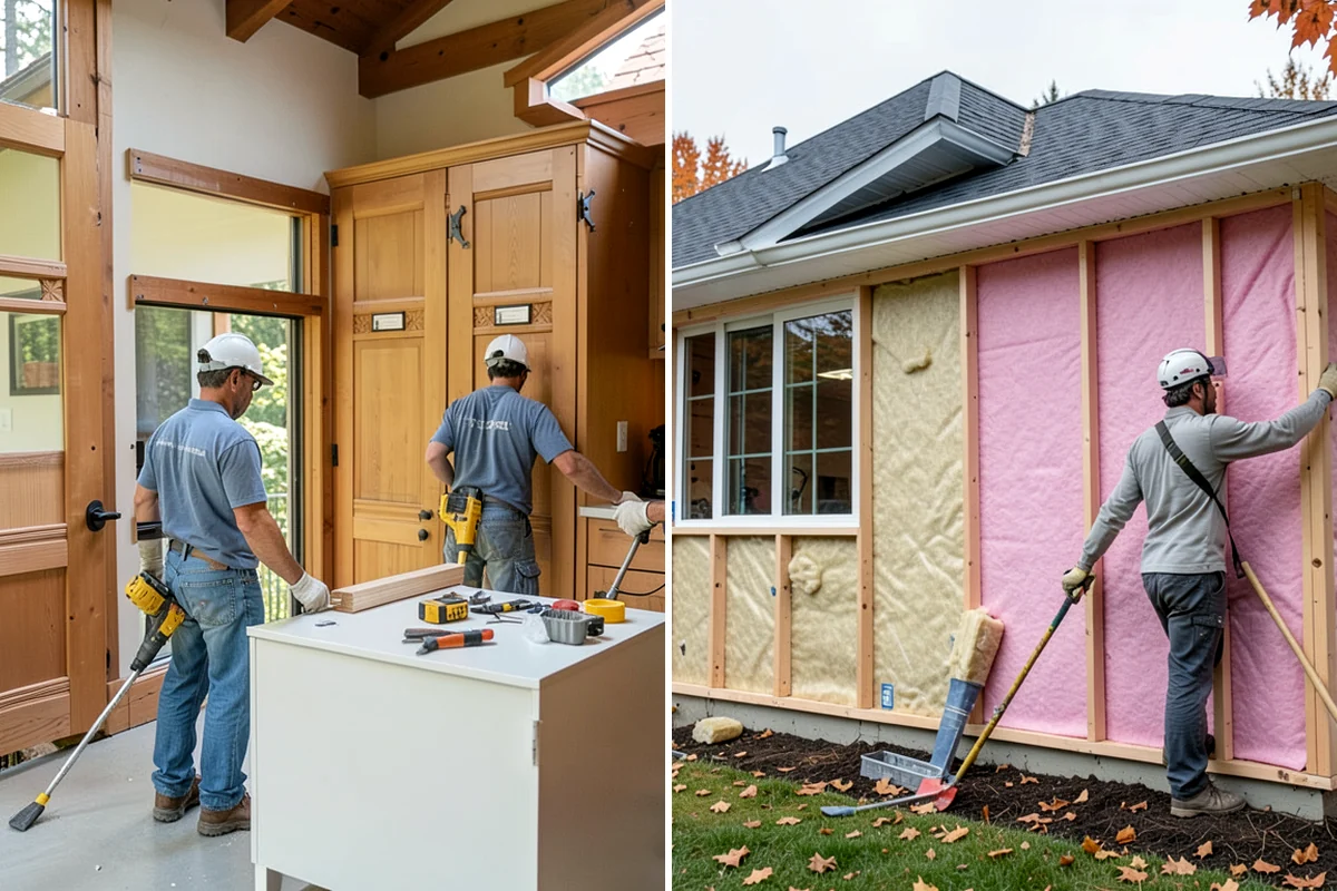 Storm Window Installation in Puyallup, Pierce County, WA - Measure existing windows for storm units