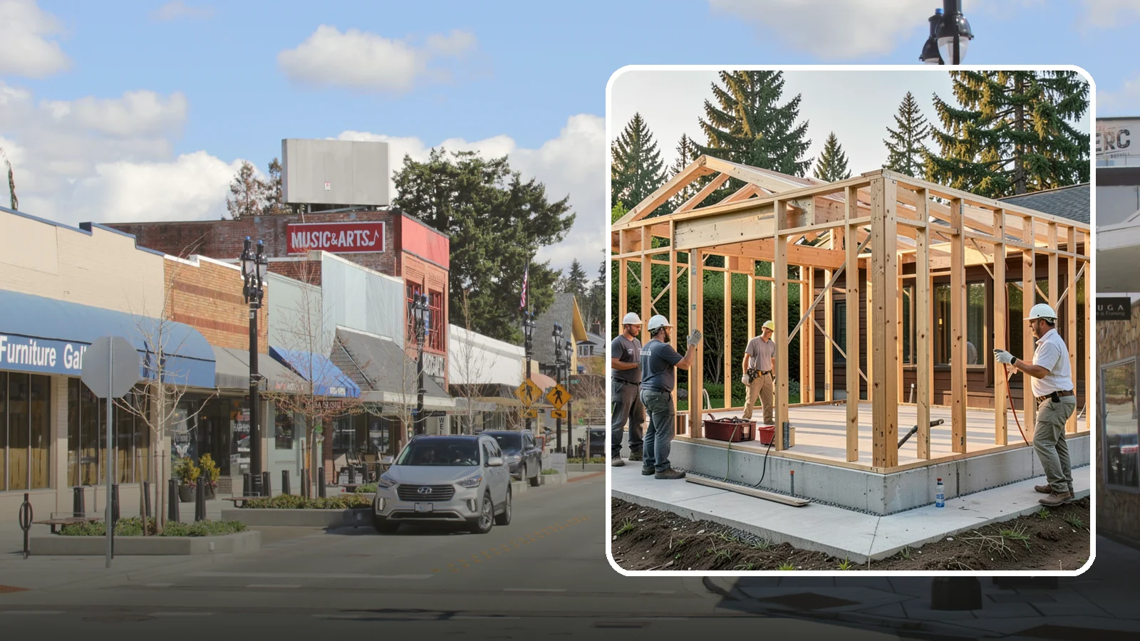 Structural Framing in Bothell, King County, WA - We erect the primary load-carrying frame of your home to engineered specs built for PNW seismic and wind loads.