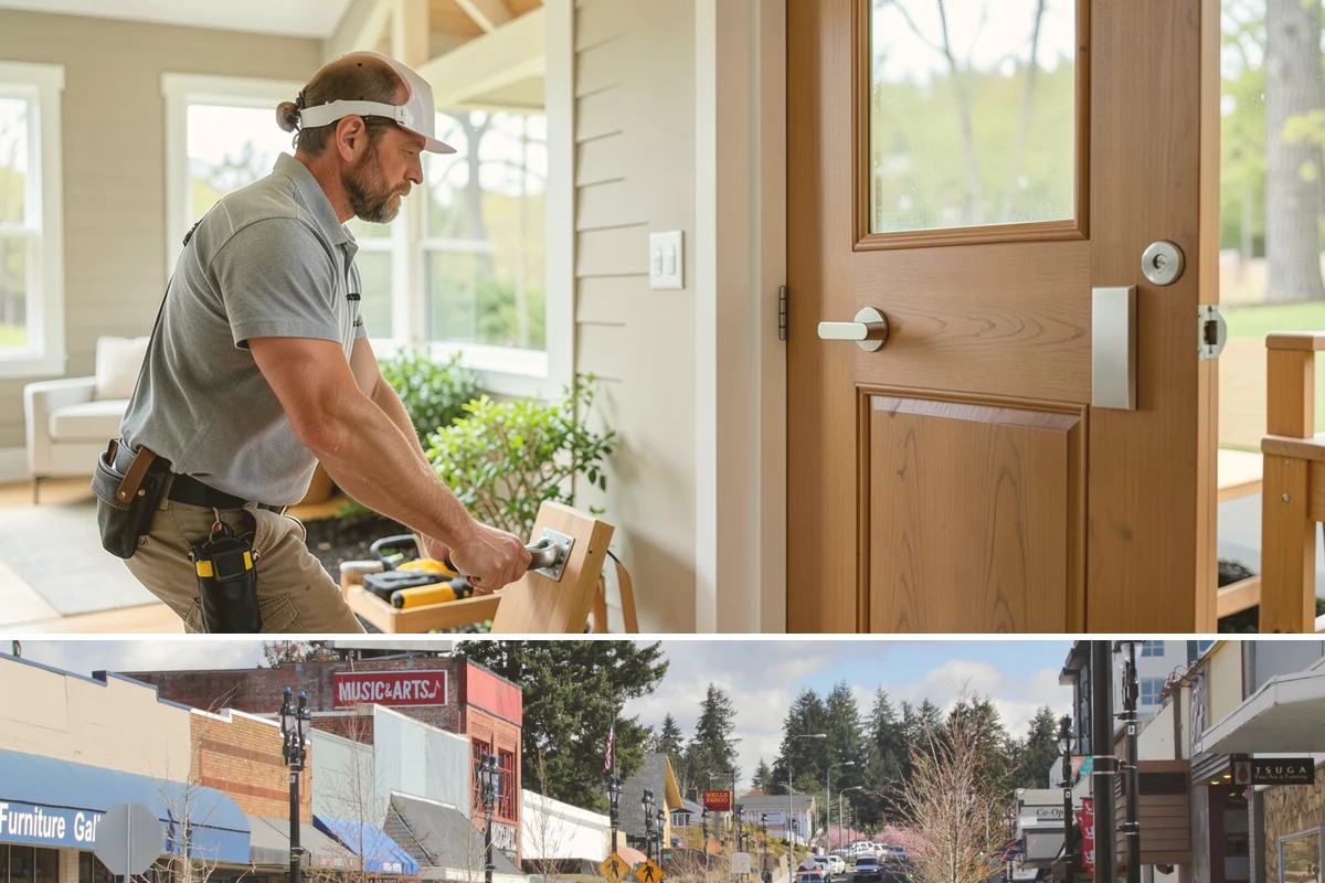 Structural Framing in Bothell, King County, WA - Structural framing runs in every season