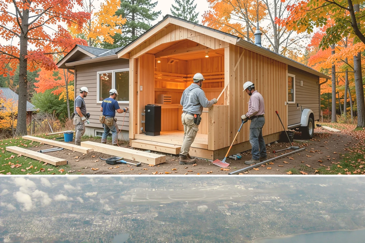 Structural Framing in Burien, King County, WA - Structural framing runs in every season