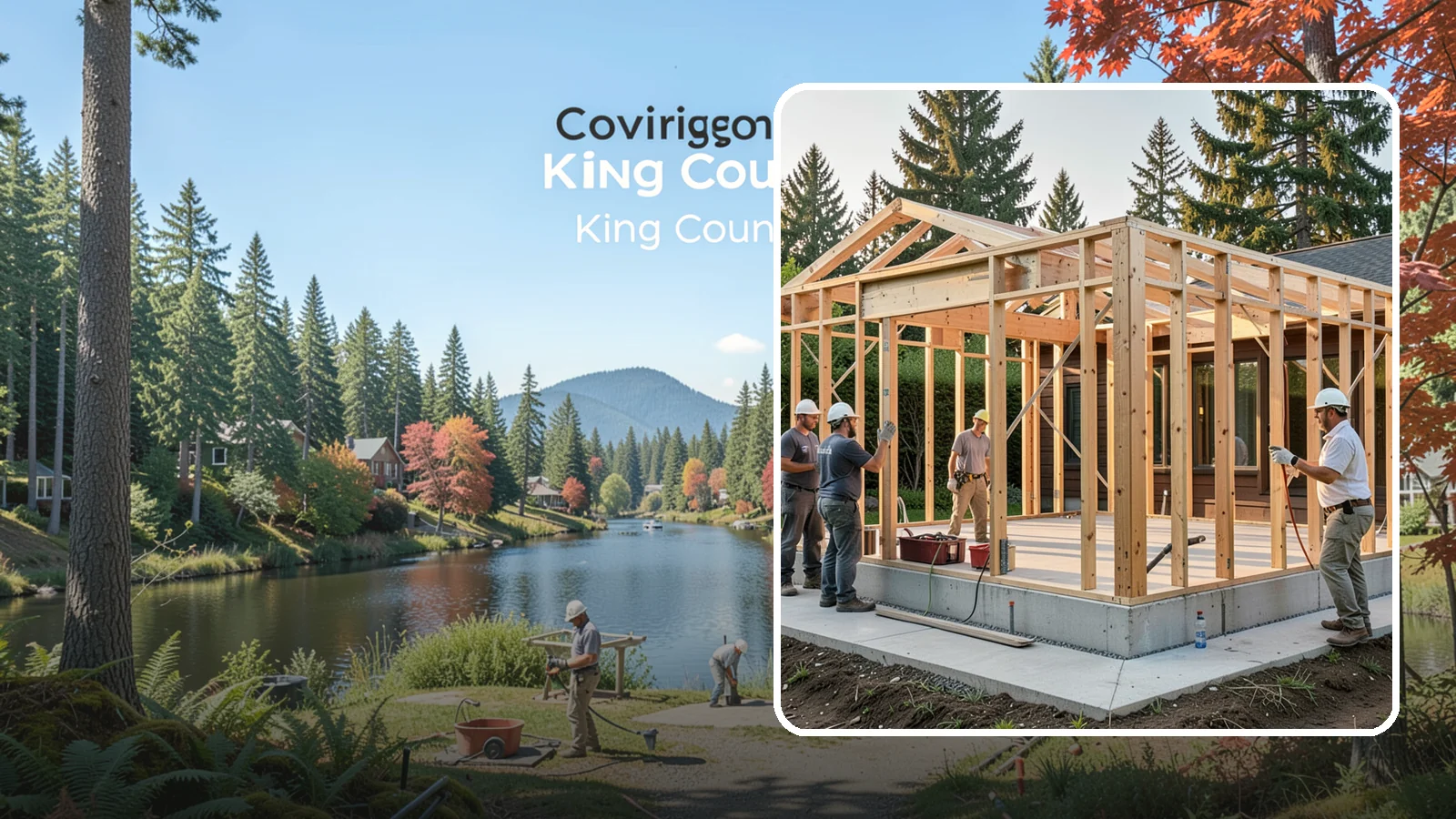 Structural Framing in Covington, King County, WA - We erect the primary load-carrying frame of your home to engineered specs built for PNW seismic and wind loads.