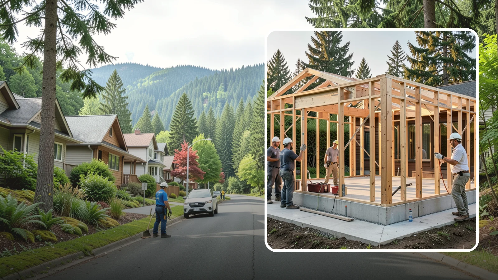 Structural Framing in Darrington, Snohomish County, WA - We erect the primary load-carrying frame of your home to engineered specs built for PNW seismic and wind loads.