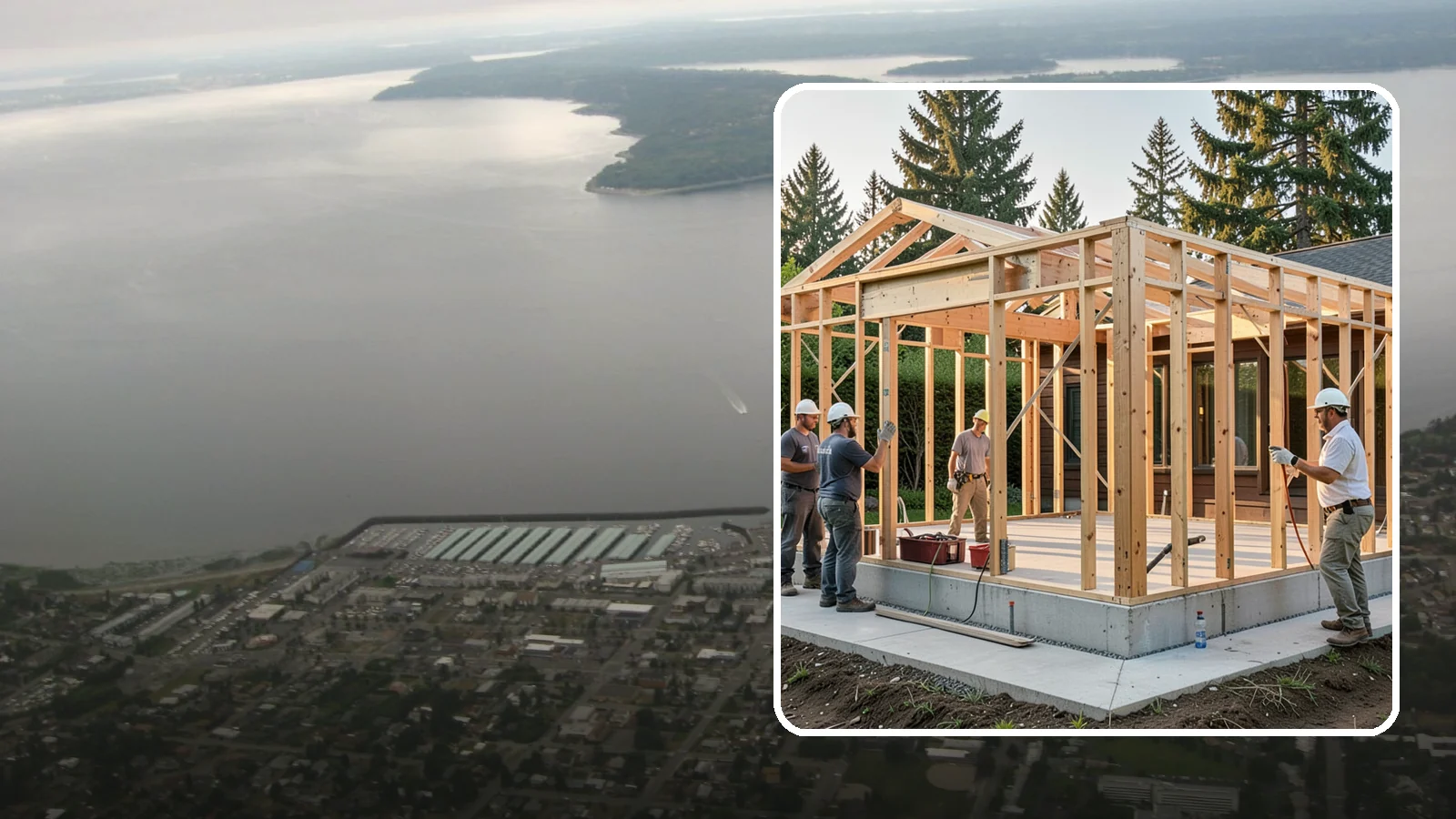 Structural Framing in Des Moines, King County, WA - We erect the primary load-carrying frame of your home to engineered specs built for PNW seismic and wind loads.