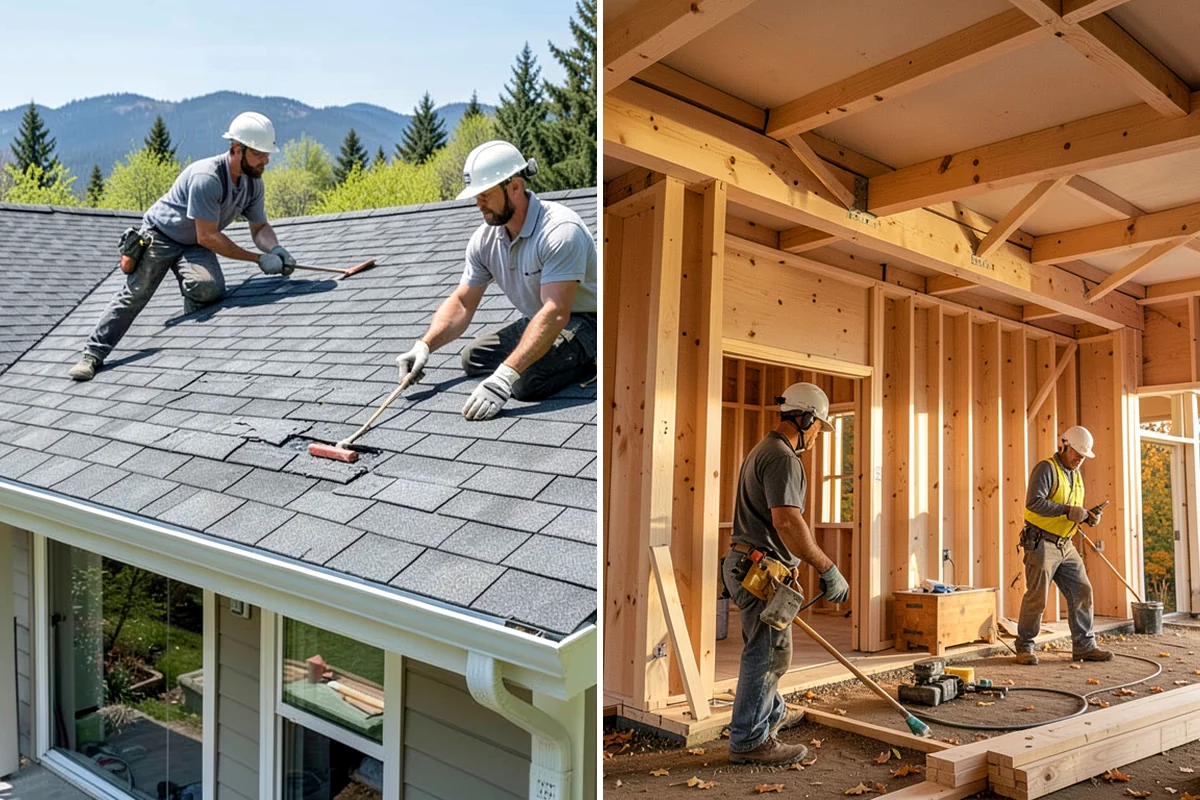 Structural Framing in DuPont, Pierce County, WA - Study the engineered plans and stage lumber and steel by phase