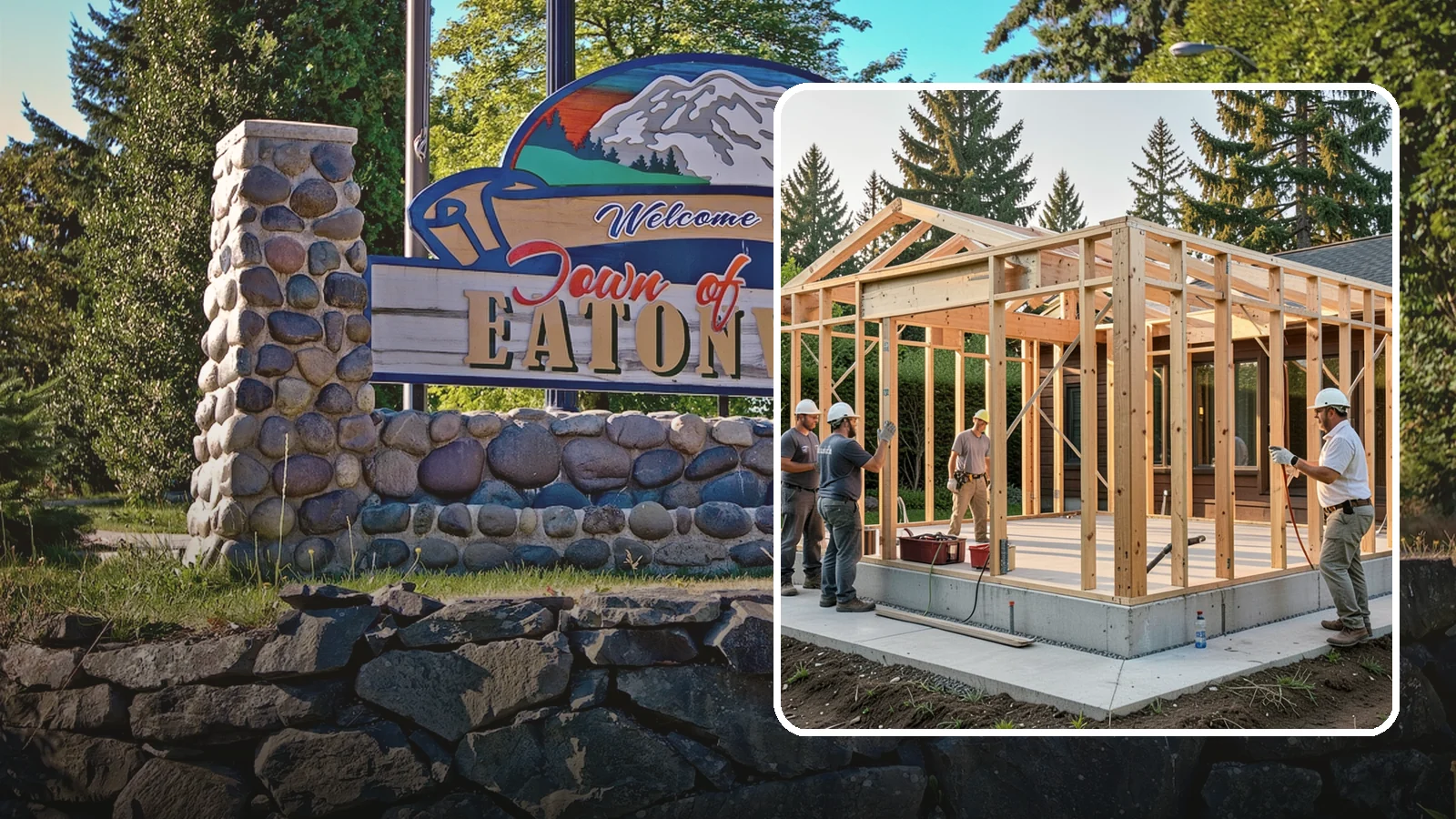 Structural Framing in Eatonville, Pierce County, WA - We erect the primary load-carrying frame of your home to engineered specs built for PNW seismic and wind loads.