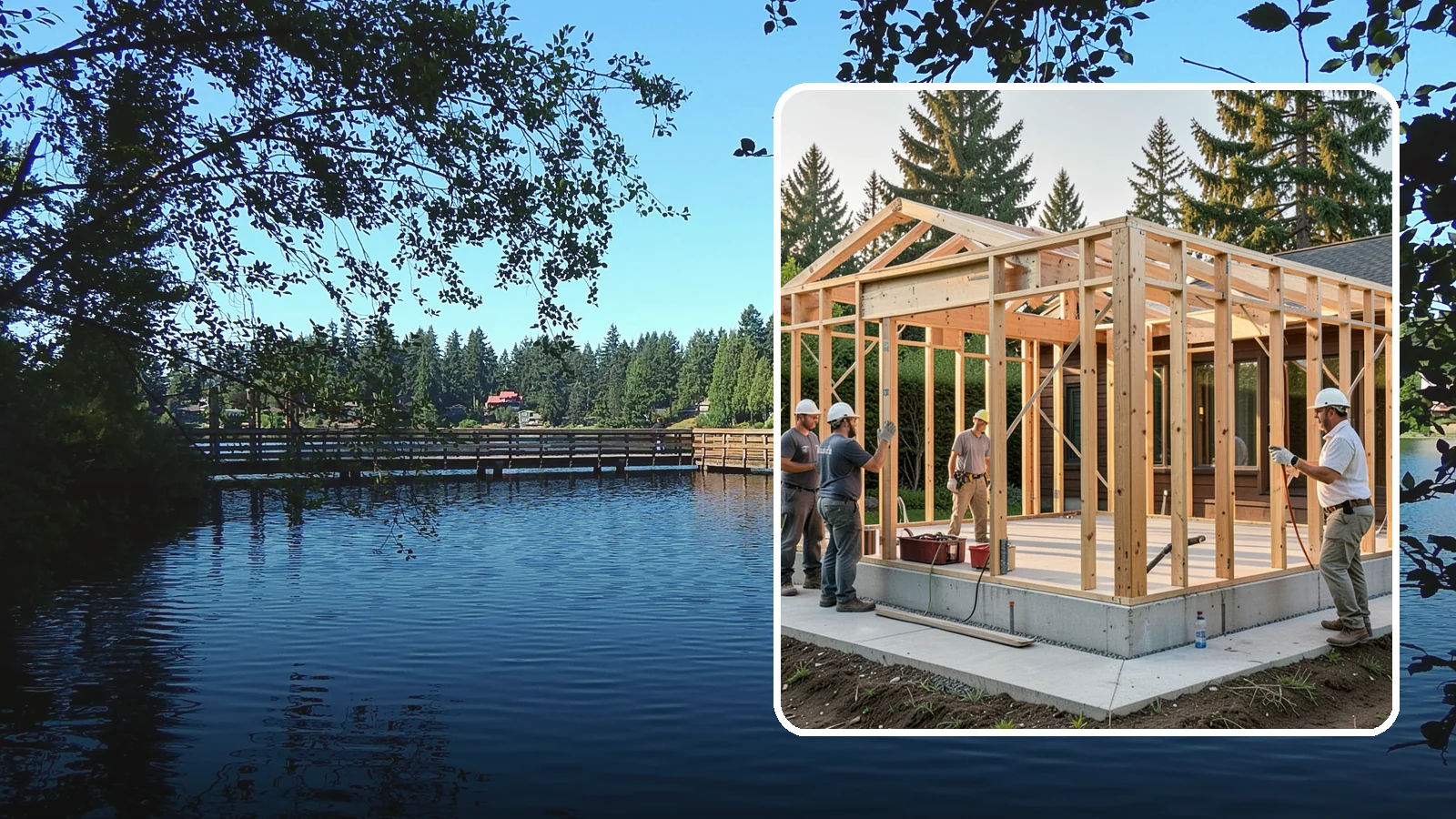 Structural Framing in Federal Way, King County, WA - We erect the primary load-carrying frame of your home to engineered specs built for PNW seismic and wind loads.