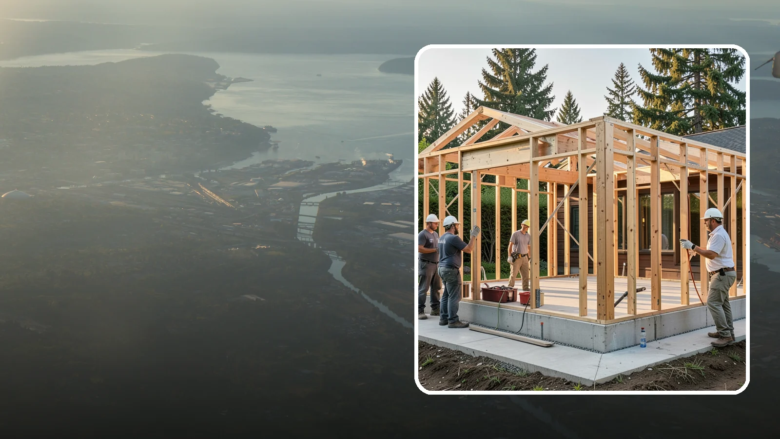 Structural Framing in Fife, Pierce County, WA - We erect the primary load-carrying frame of your home to engineered specs built for PNW seismic and wind loads.