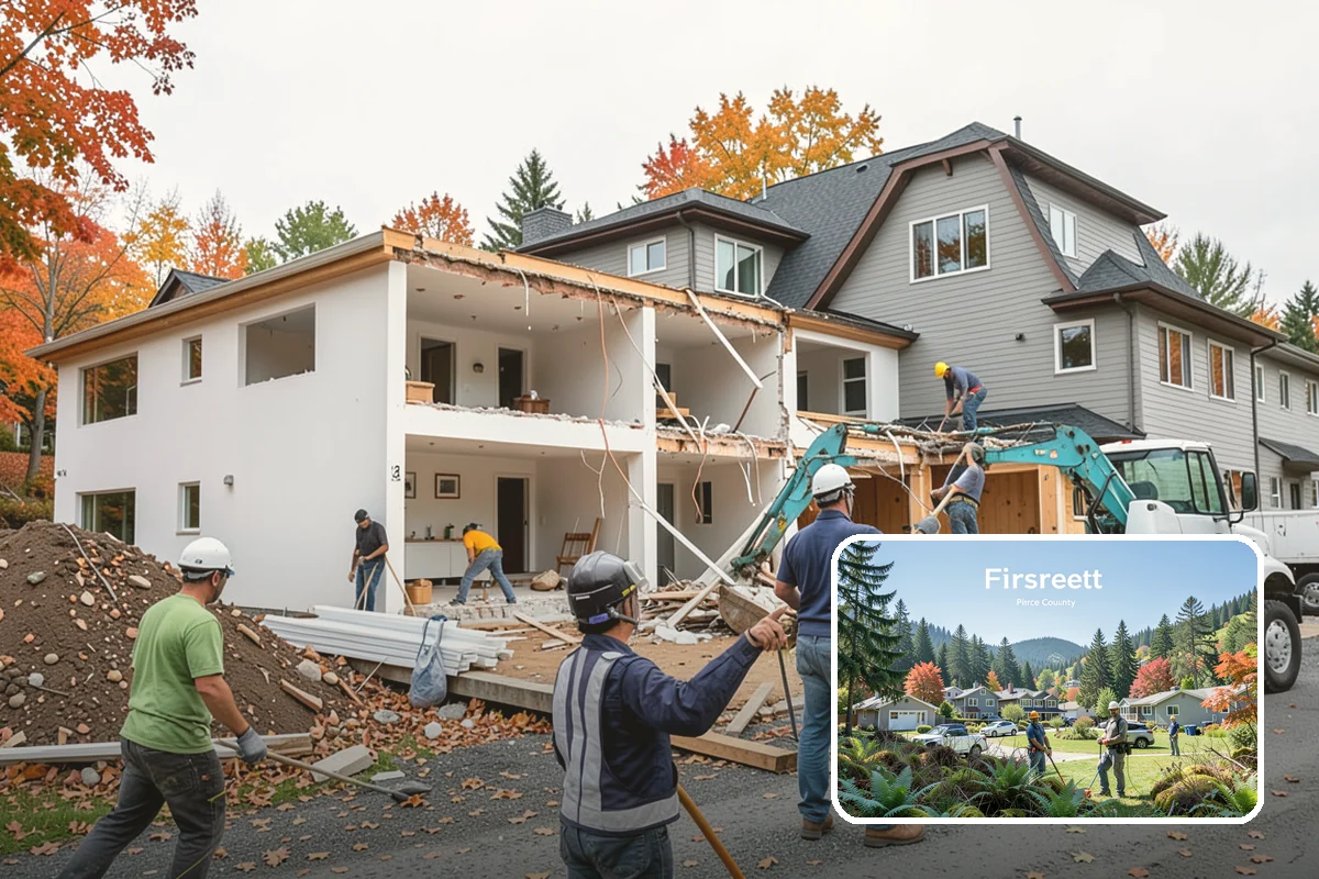 Structural Framing in Fircrest, Pierce County, WA - A continuous, engineered load path from roof to foundation