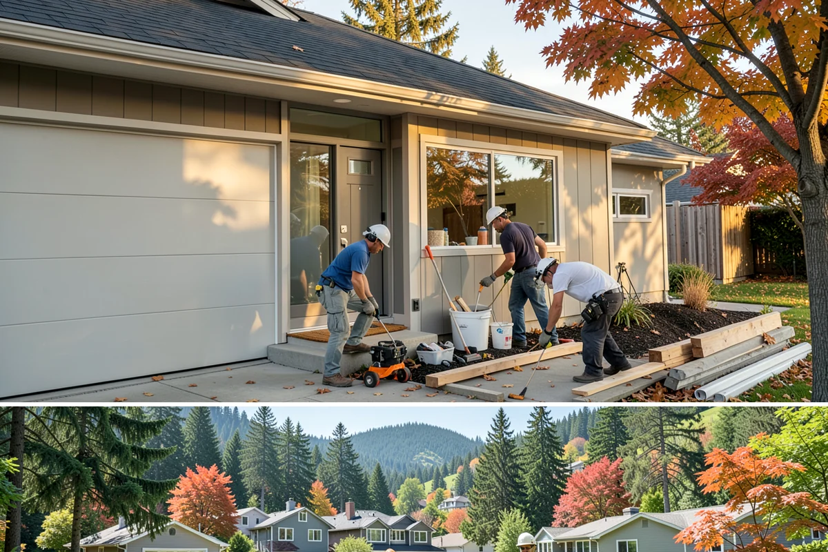Structural Framing in Fircrest, Pierce County, WA - Structural framing runs in every season