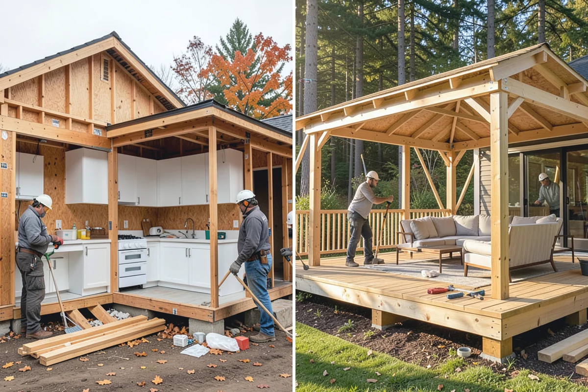 Structural Framing in Gold Bar, Snohomish County, WA - Study the engineered plans and stage lumber and steel by phase