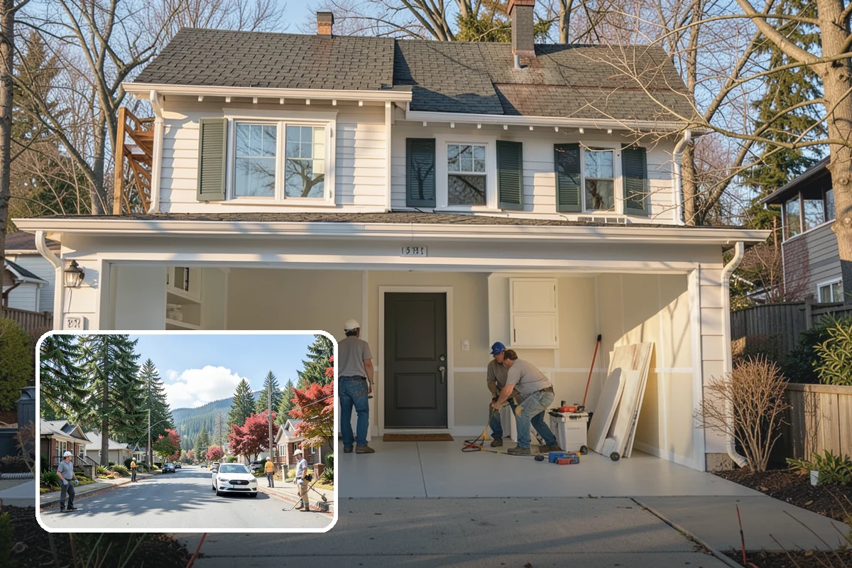 Structural Framing in Hunts Point, King County, WA - A continuous, engineered load path from roof to foundation