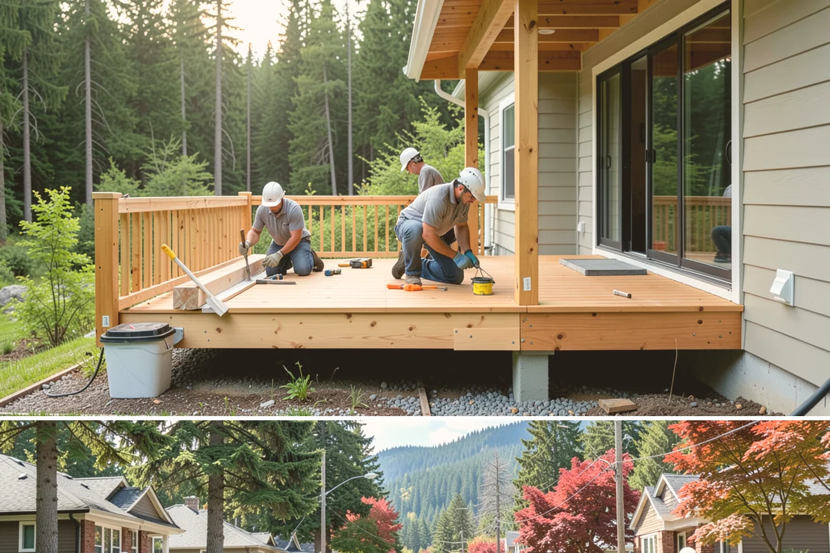 Structural Framing in Hunts Point, King County, WA - Structural framing runs in every season