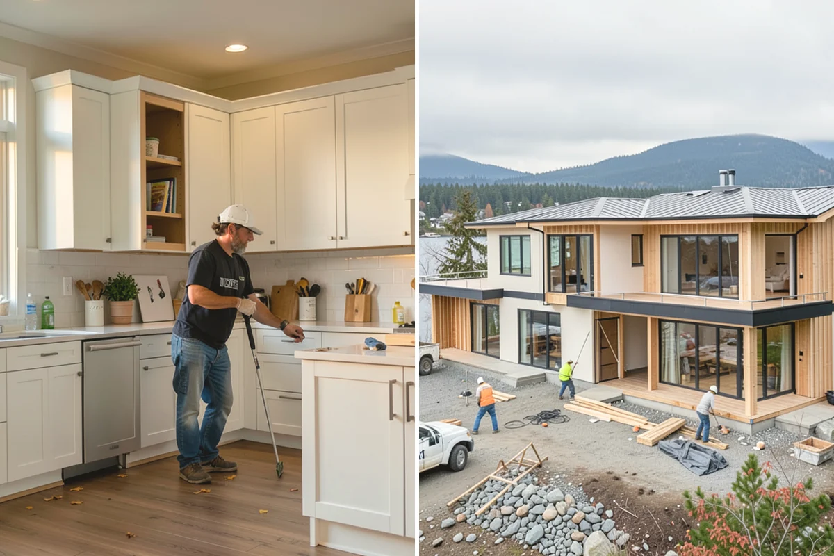 Structural Framing in Issaquah, King County, WA - Study the engineered plans and stage lumber and steel by phase