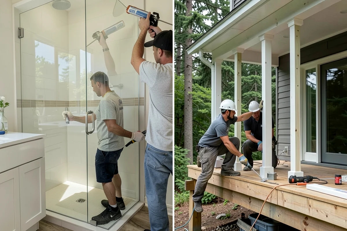 Structural Framing in Lake Forest Park, King County, WA - Study the engineered plans and stage lumber and steel by phase