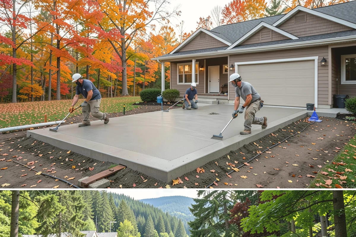 Structural Framing in Lake Forest Park, King County, WA - Structural framing runs in every season