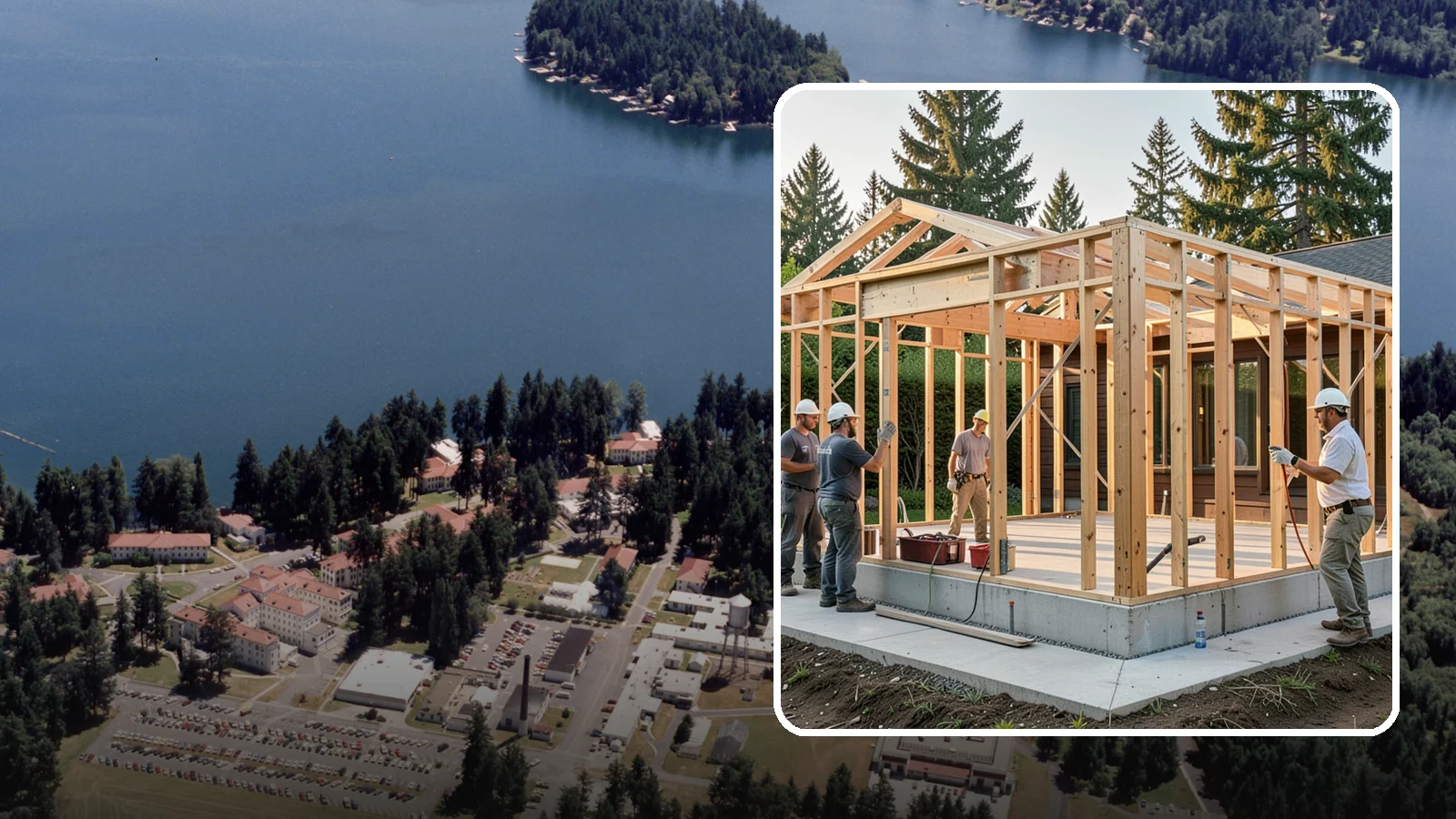 Structural Framing in Lakewood, Pierce County, WA - We erect the primary load-carrying frame of your home to engineered specs built for PNW seismic and wind loads.