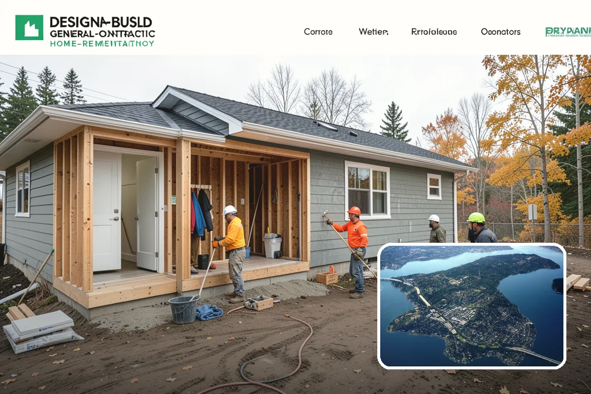 Structural Framing in Mercer Island, King County, WA - A continuous, engineered load path from roof to foundation