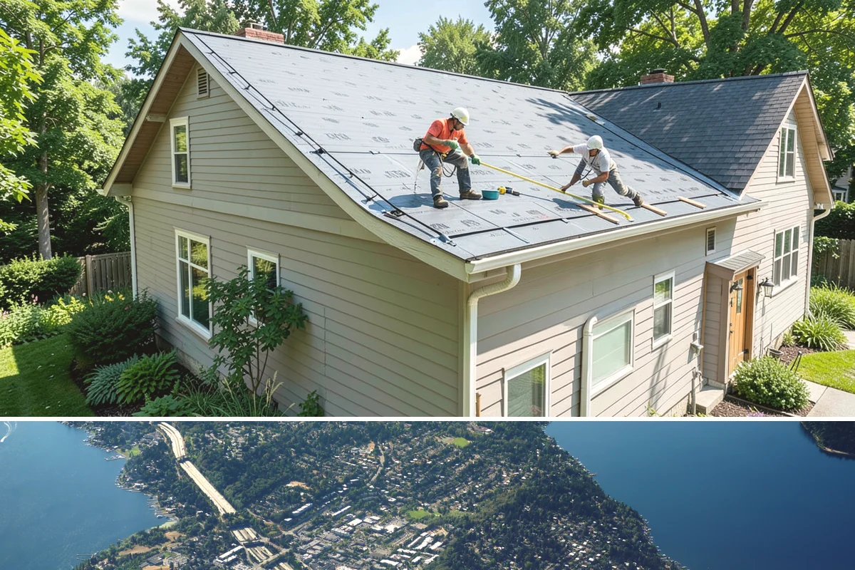 Structural Framing in Mercer Island, King County, WA - Structural framing runs in every season