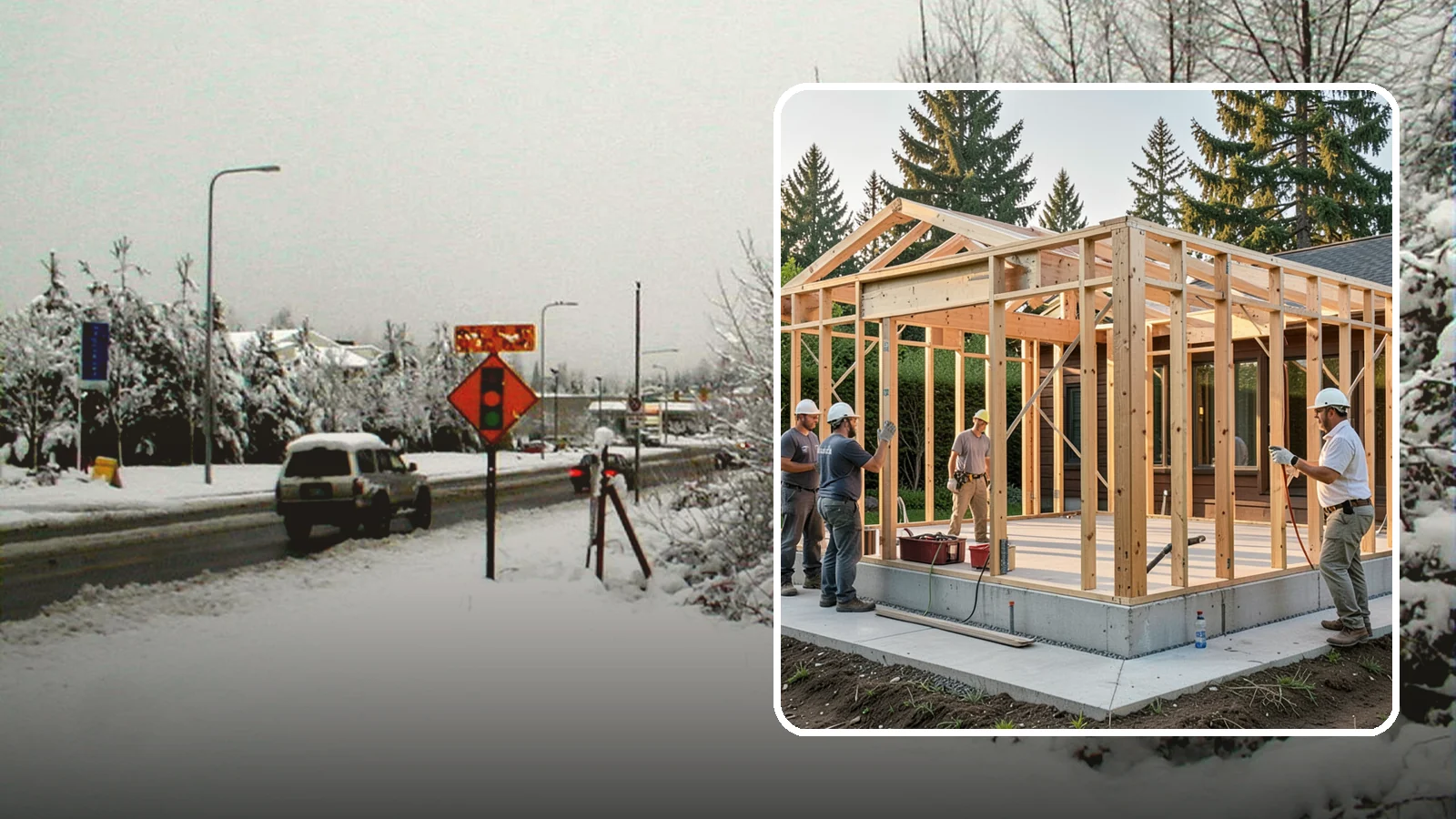 Structural Framing in Newcastle, King County, WA - We erect the primary load-carrying frame of your home to engineered specs built for PNW seismic and wind loads.