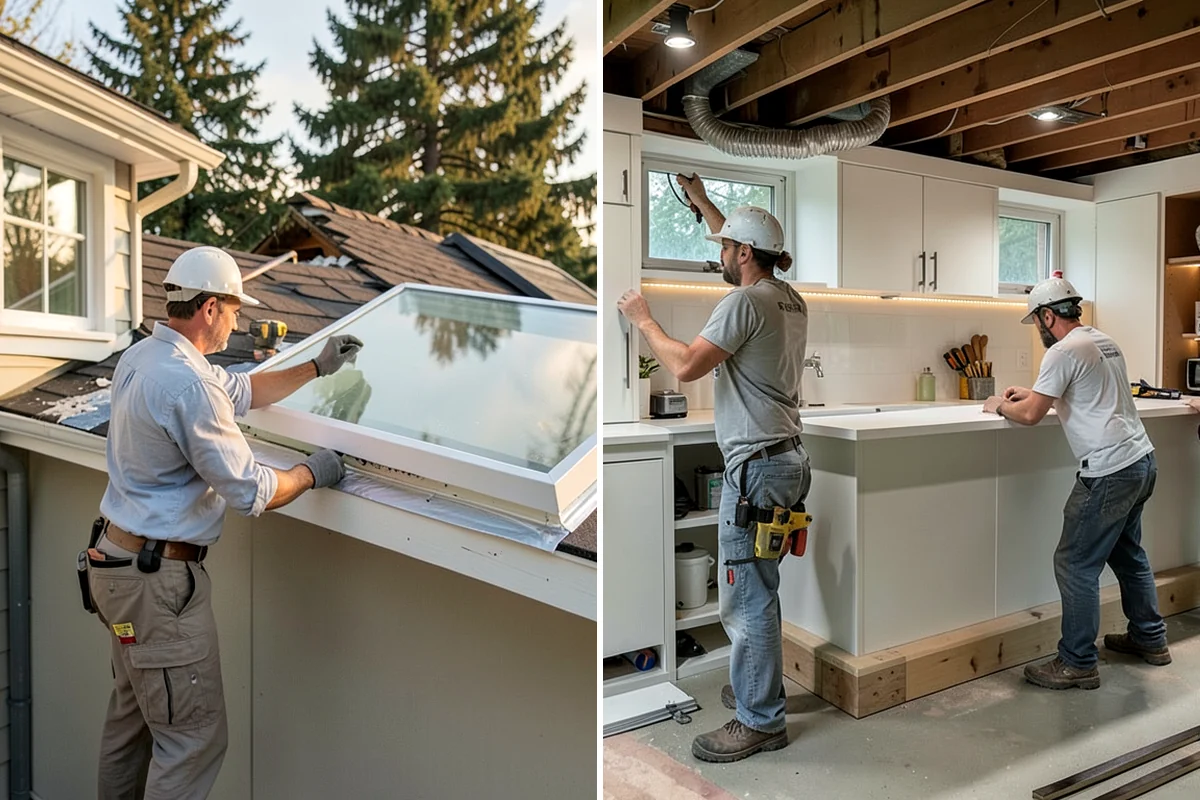 Structural Framing in Normandy Park, King County, WA - Study the engineered plans and stage lumber and steel by phase