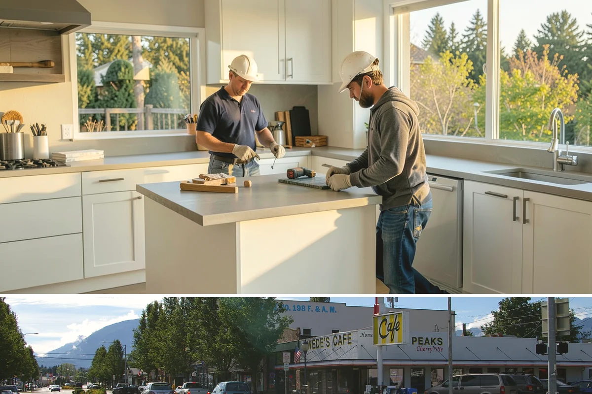Structural Framing in North Bend, King County, WA - Structural framing runs in every season