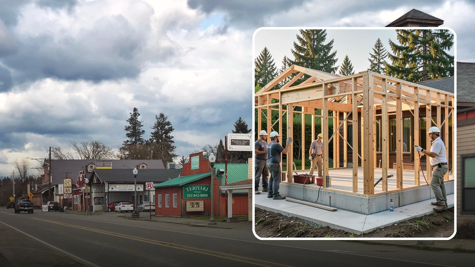 Structural Framing in Roy, Pierce County, WA - We erect the primary load-carrying frame of your home to engineered specs built for PNW seismic and wind loads.
