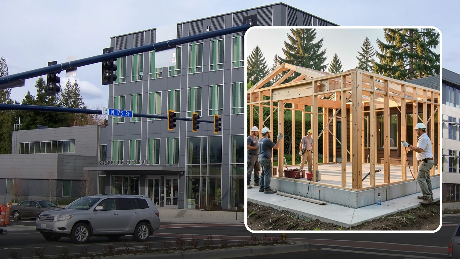 Structural Framing in Shoreline, King County, WA - We erect the primary load-carrying frame of your home to engineered specs built for PNW seismic and wind loads.