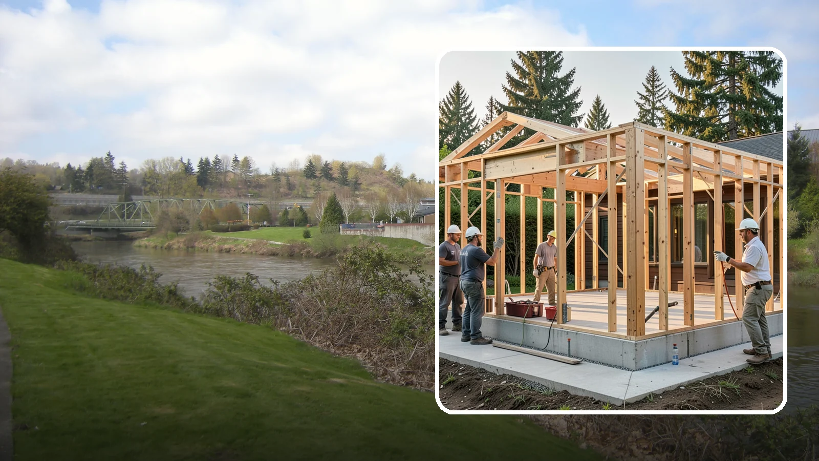 Structural Framing in Tukwila, King County, WA - We erect the primary load-carrying frame of your home to engineered specs built for PNW seismic and wind loads.