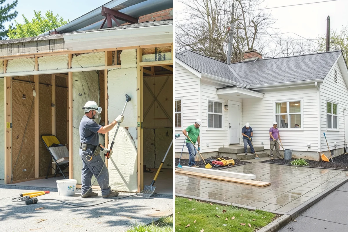 Structural Framing in University Place, Pierce County, WA - Study the engineered plans and stage lumber and steel by phase