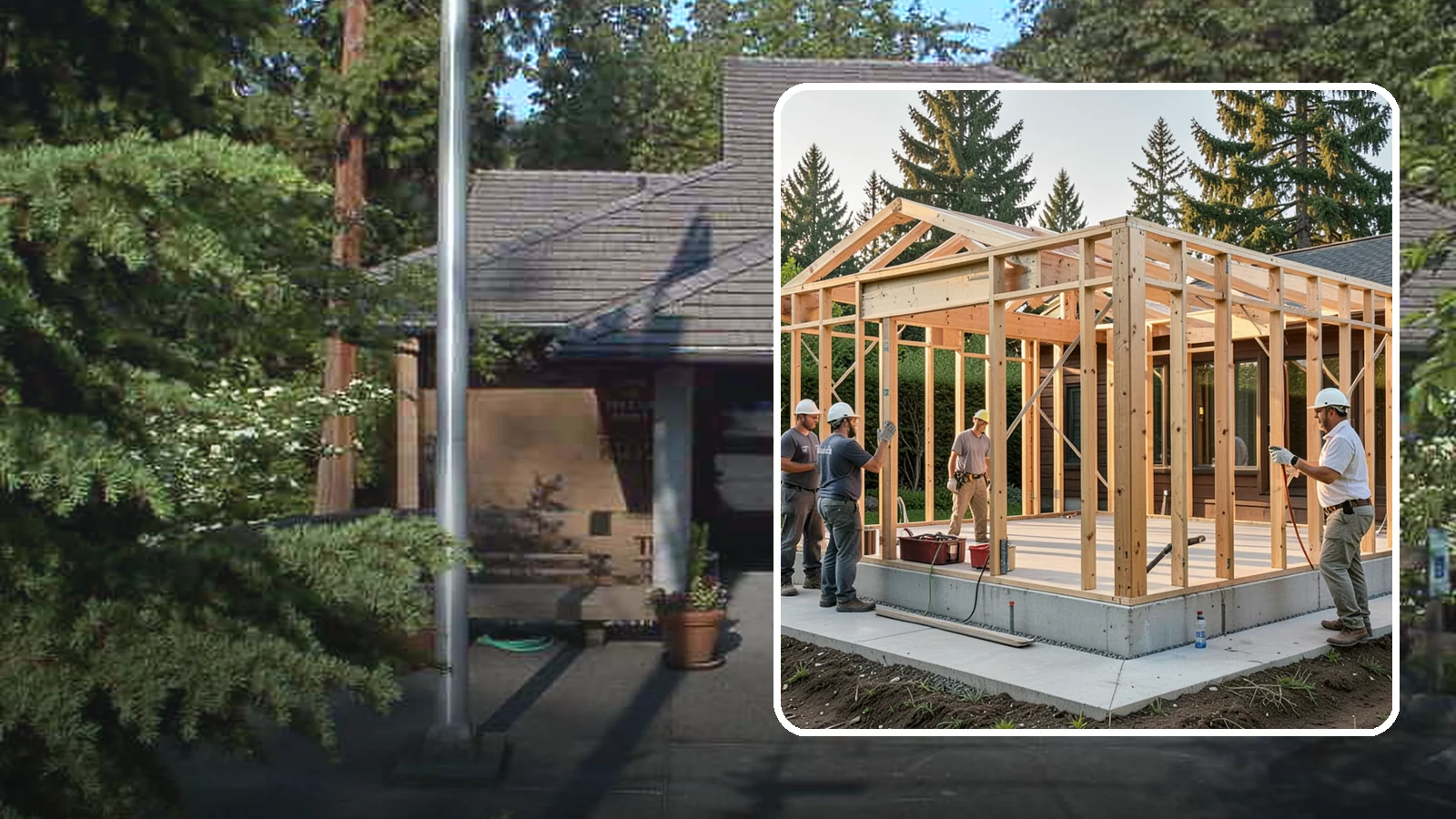 Structural Framing in Yarrow Point, King County, WA - We erect the primary load-carrying frame of your home to engineered specs built for PNW seismic and wind loads.