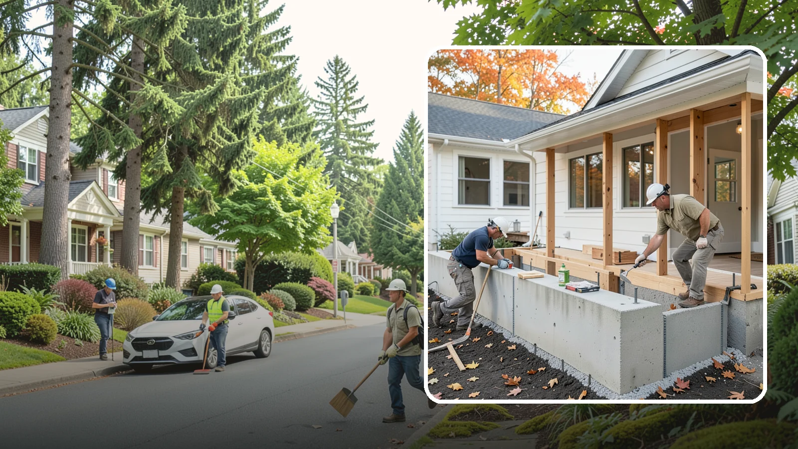 Structural Repair in Beaux Arts Village, King County, WA - Structural repair that reinforces the framing, beams, and supports holding your home together.