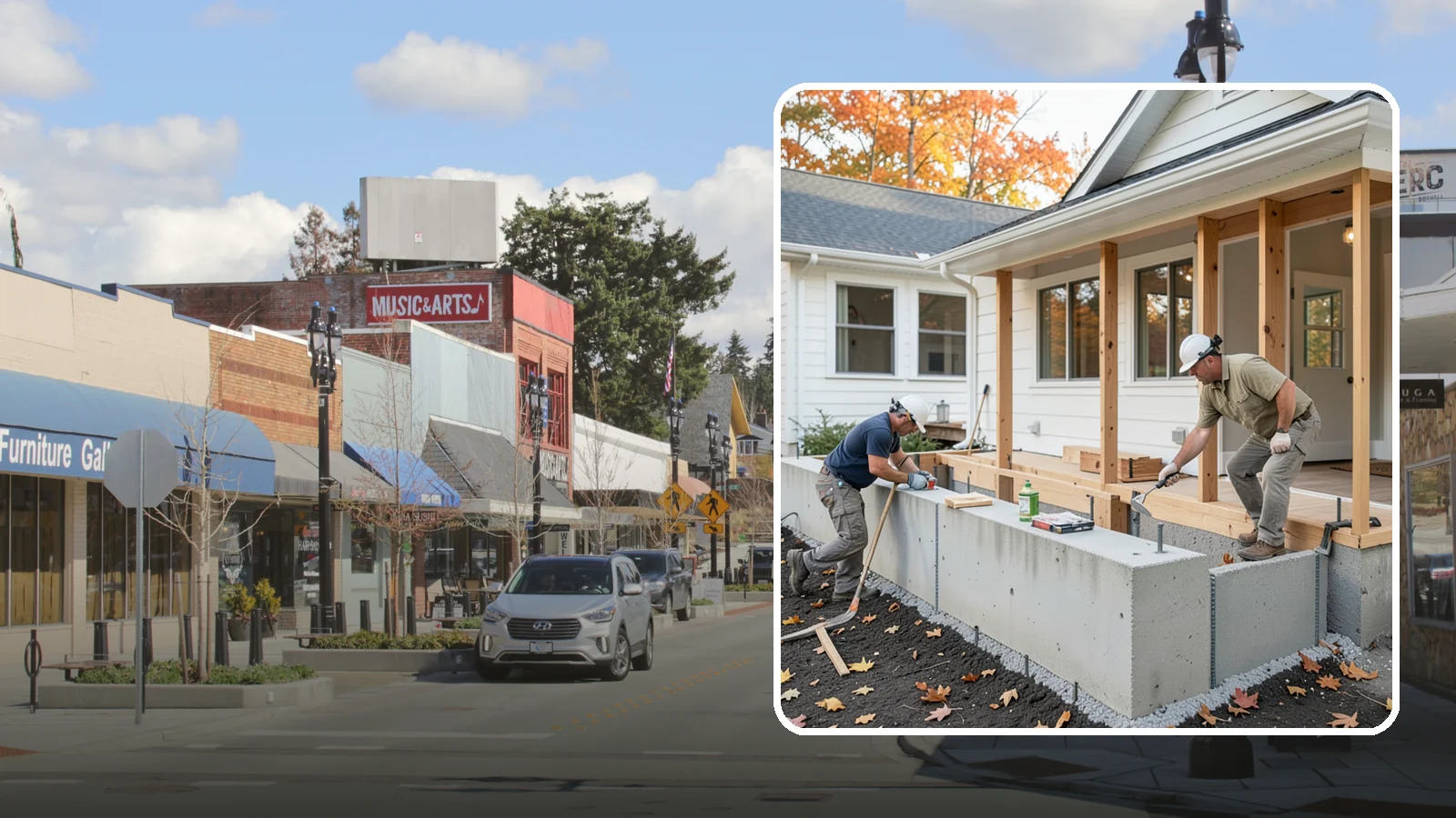 Structural Repair in Bothell, King County, WA - Structural repair that reinforces the framing, beams, and supports holding your home together.