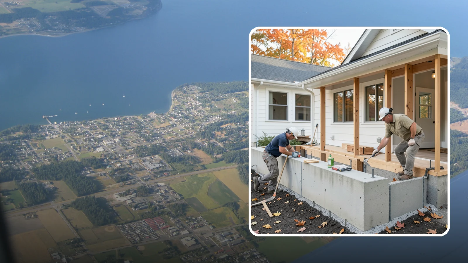 Structural Repair in Coupeville, Island County, WA - Structural repair that reinforces the framing, beams, and supports holding your home together.