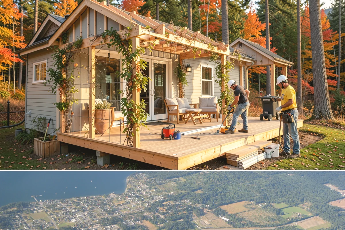 Structural Repair in Coupeville, Island County, WA - Structural work proceeds year-round, with interior repairs unaffected by weather.