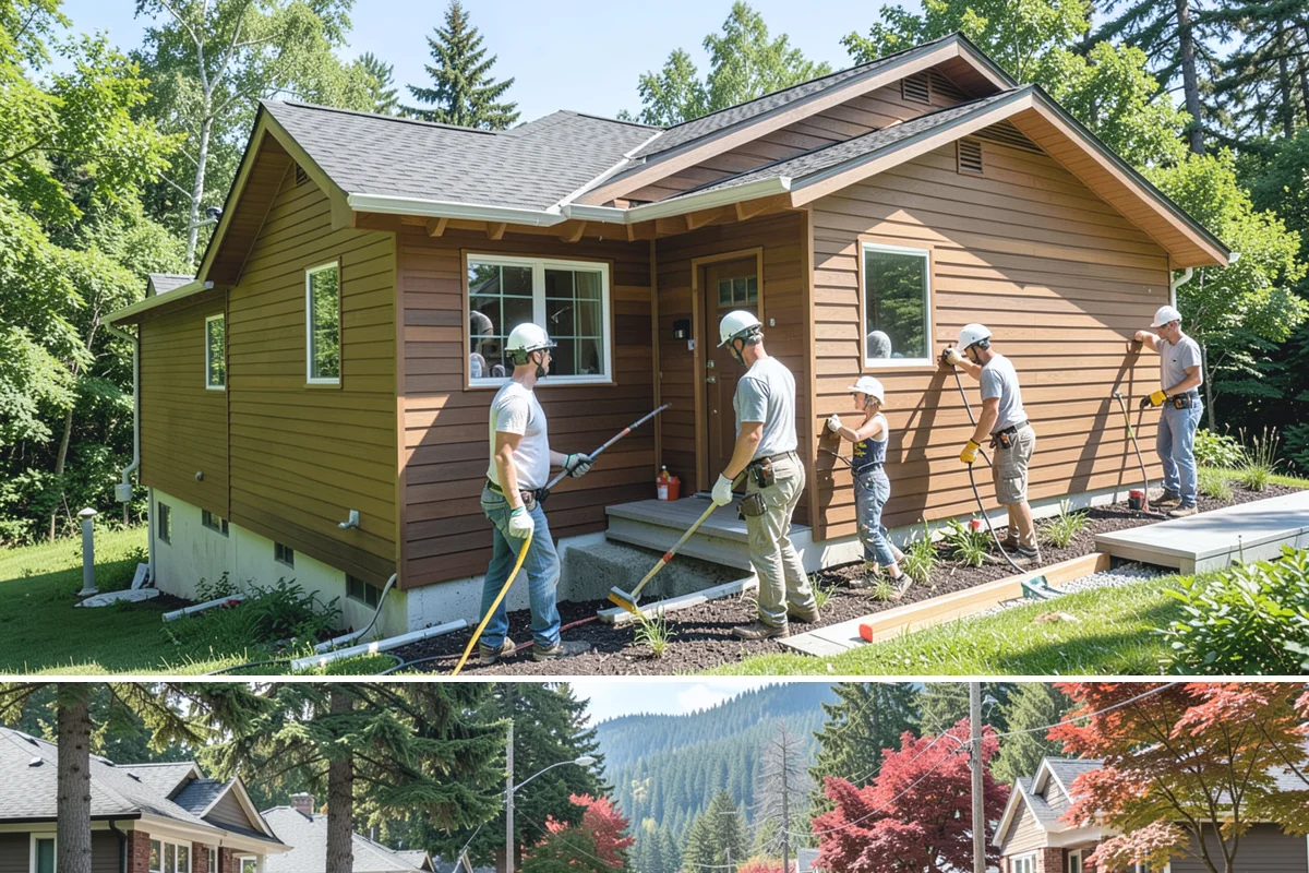 Structural Repair in Hunts Point, King County, WA - Structural work proceeds year-round, with interior repairs unaffected by weather.