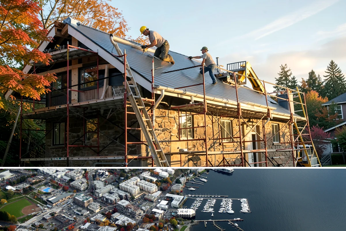 Structural Repair in Kirkland, King County, WA - Structural work proceeds year-round, with interior repairs unaffected by weather.