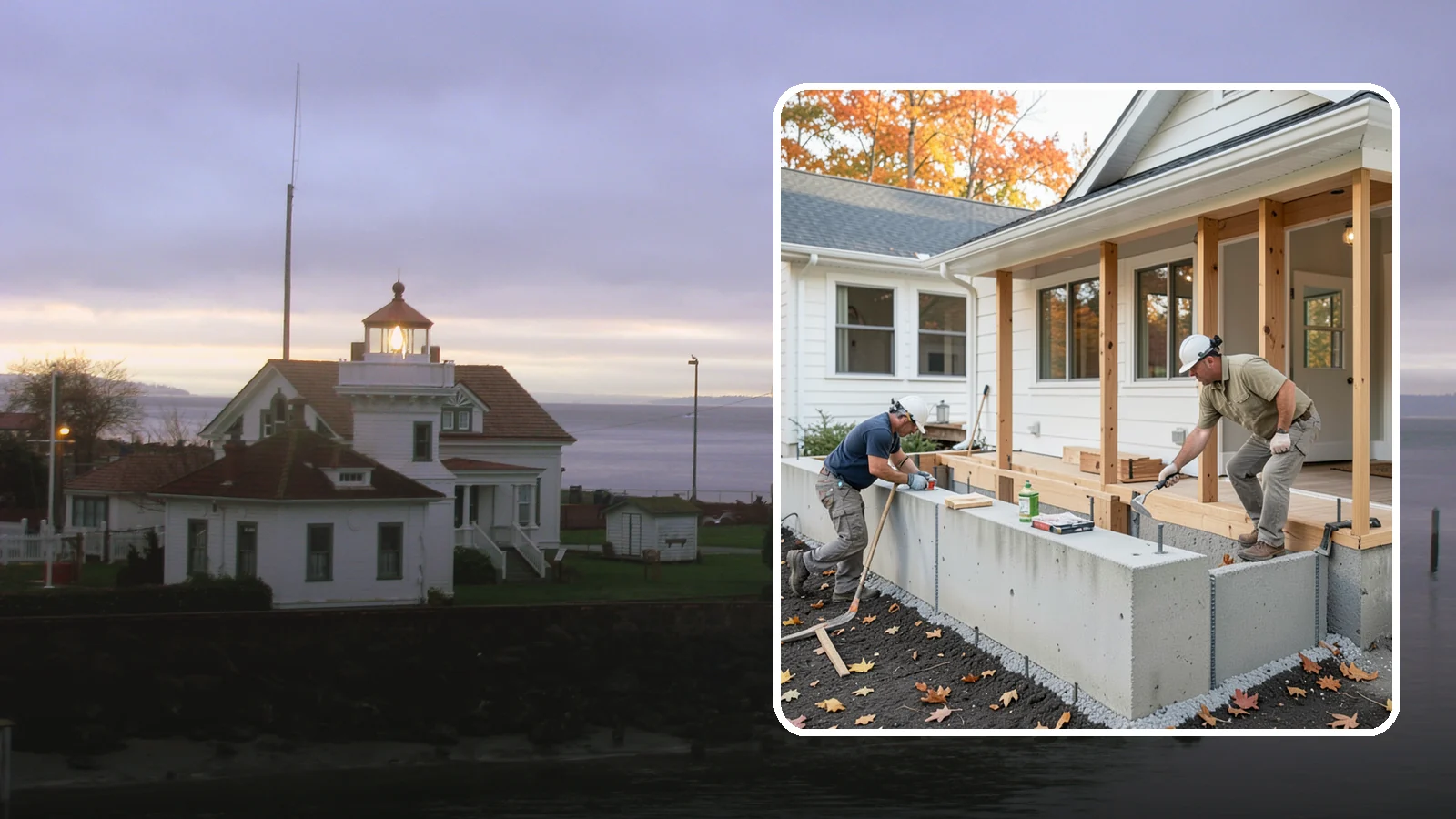 Structural Repair in Mukilteo, Snohomish County, WA - Structural repair that reinforces the framing, beams, and supports holding your home together.