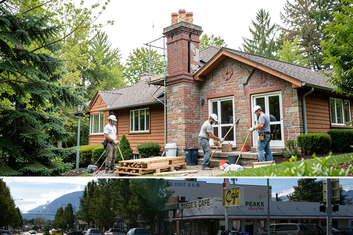 Structural Repair in North Bend, King County, WA - Structural work proceeds year-round, with interior repairs unaffected by weather.