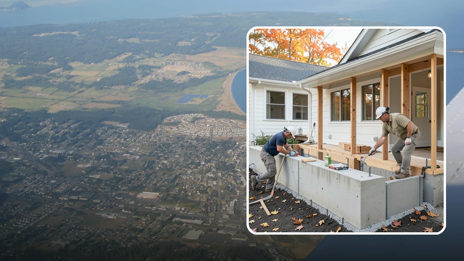 Structural Repair in Oak Harbor, Island County, WA - Structural repair that reinforces the framing, beams, and supports holding your home together.