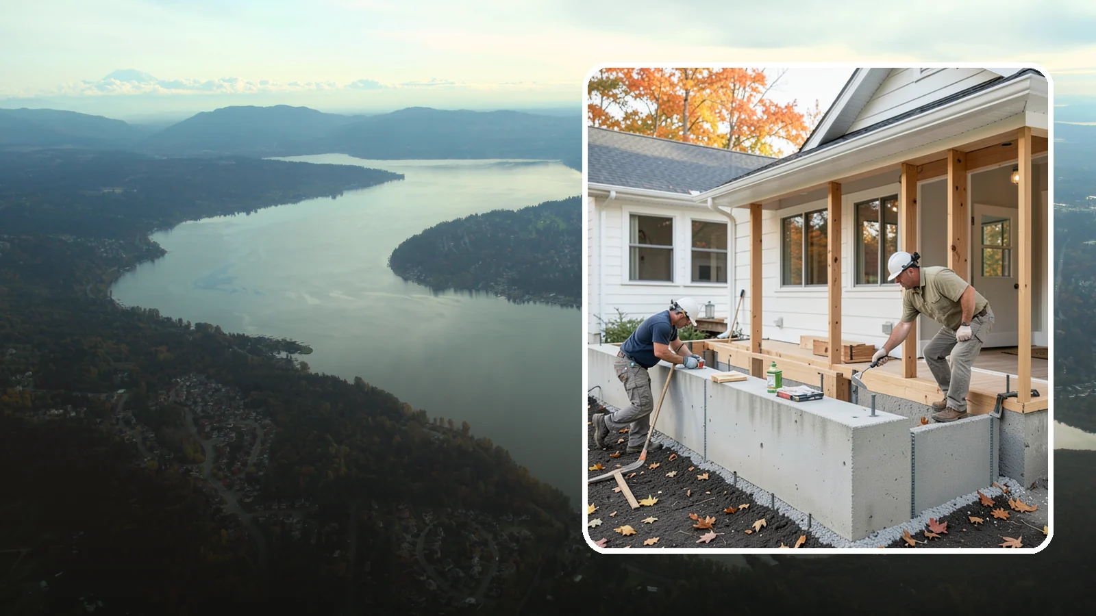 Structural Repair in Sammamish, King County, WA - Structural repair that reinforces the framing, beams, and supports holding your home together.
