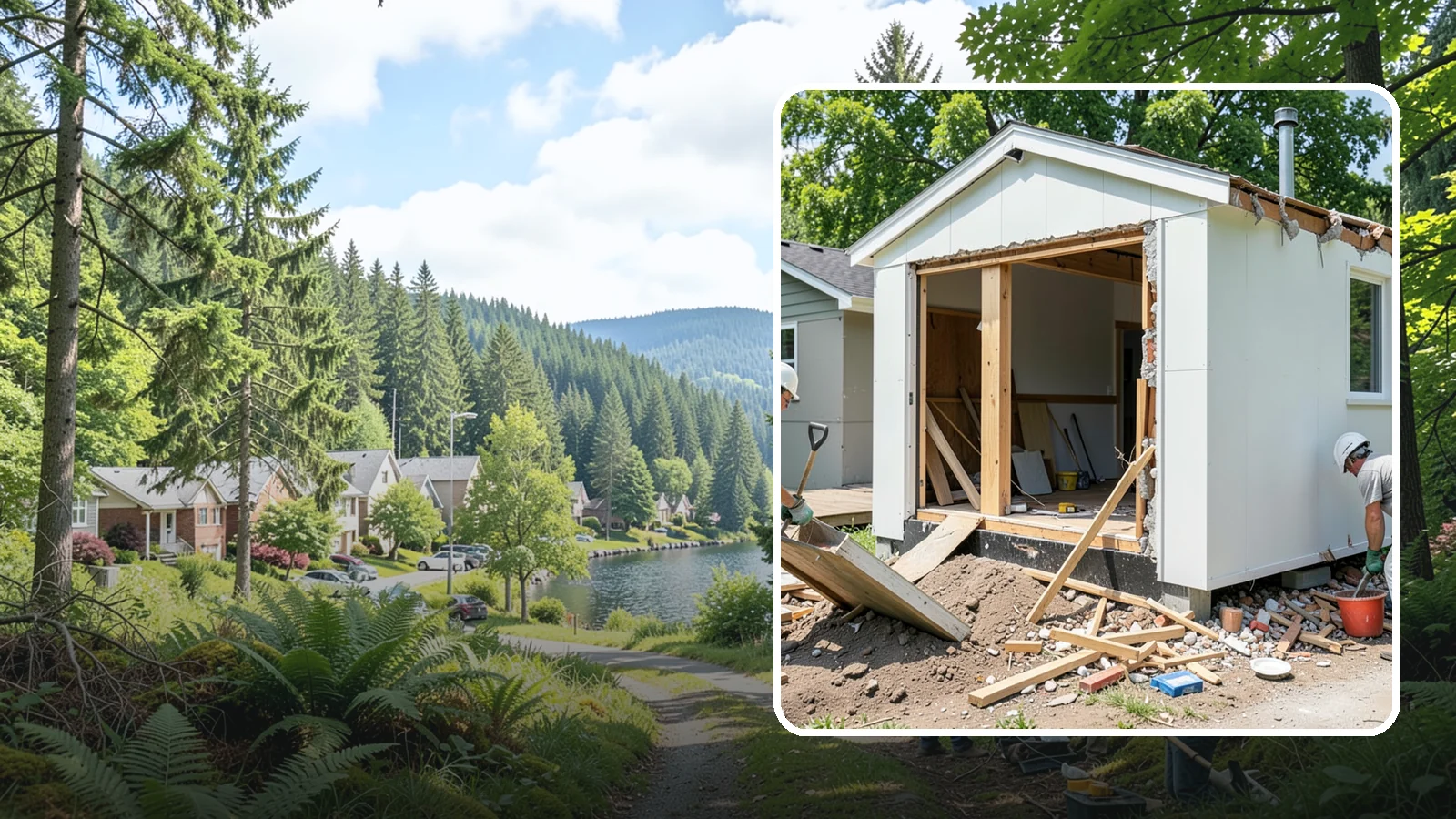 Structure Demolition in Lake Forest Park, King County, WA - We take down outbuildings, sheds, and light-commercial structures with the right permits, controls, and cleanup.
