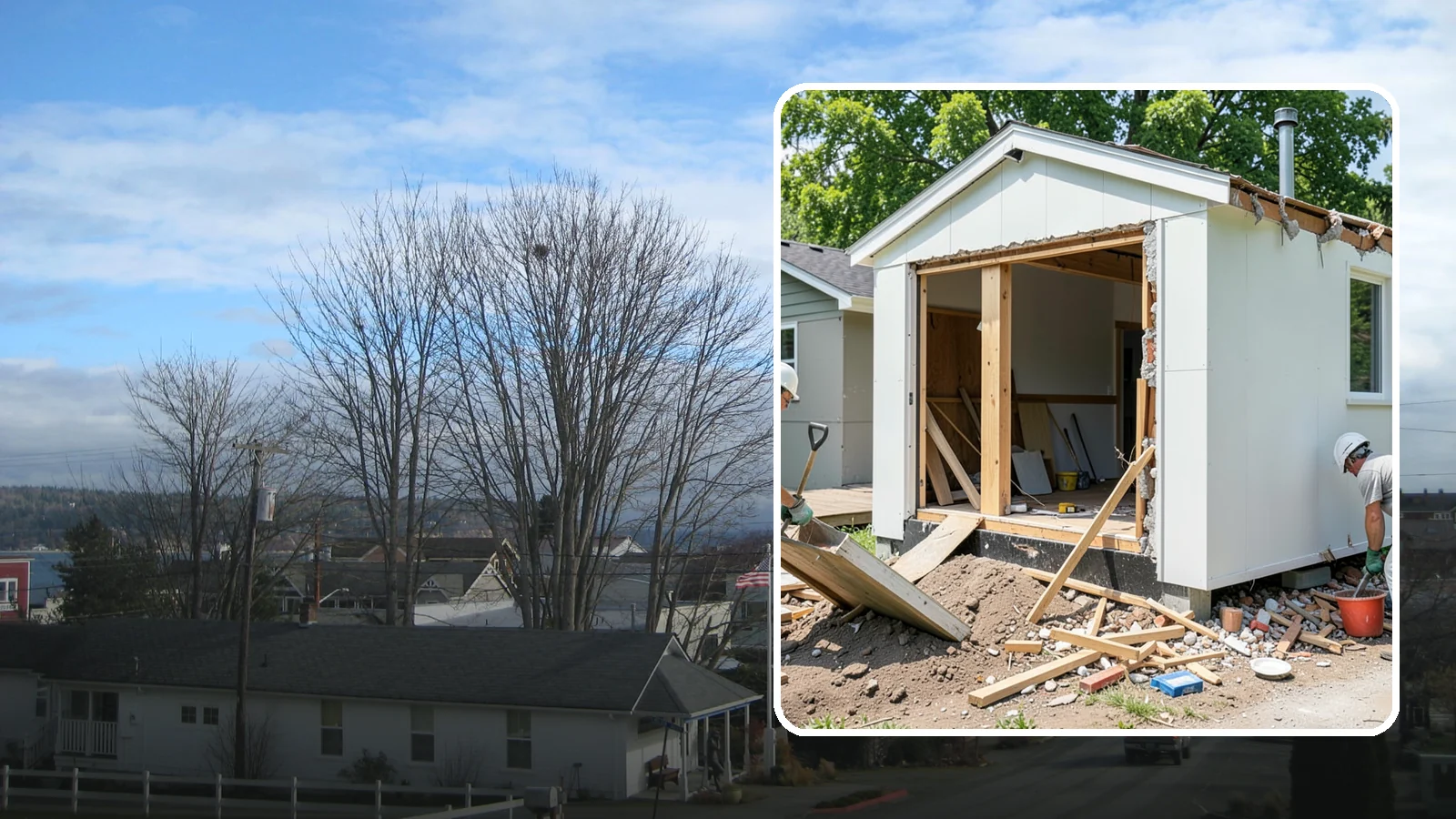 Structure Demolition in Langley, Island County, WA - We take down outbuildings, sheds, and light-commercial structures with the right permits, controls, and cleanup.
