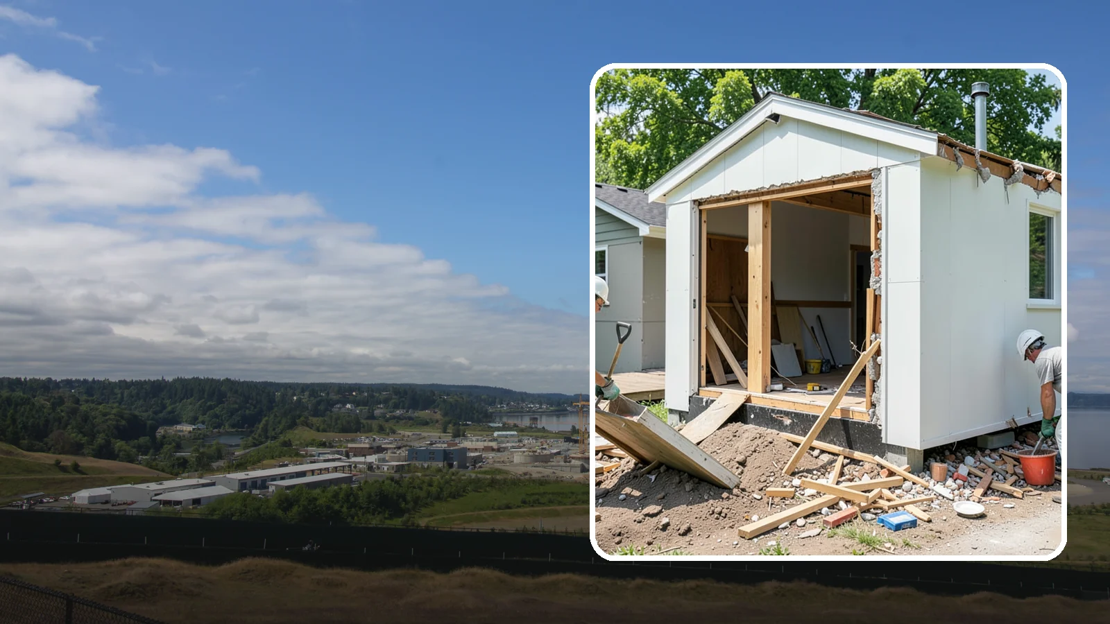 Structure Demolition in University Place, Pierce County, WA - We take down outbuildings, sheds, and light-commercial structures with the right permits, controls, and cleanup.