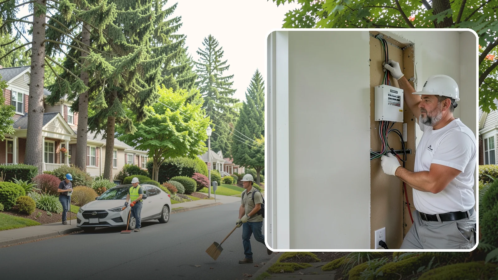 Structured Wiring Installation in Beaux Arts Village, King County, WA - We install organized structured wiring that centralizes your home's data, video, and network connections.