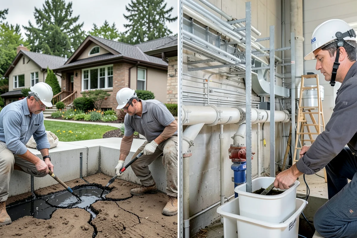 Structured Wiring Installation in Concrete, Skagit County, WA - Plan the connection points and central panel location