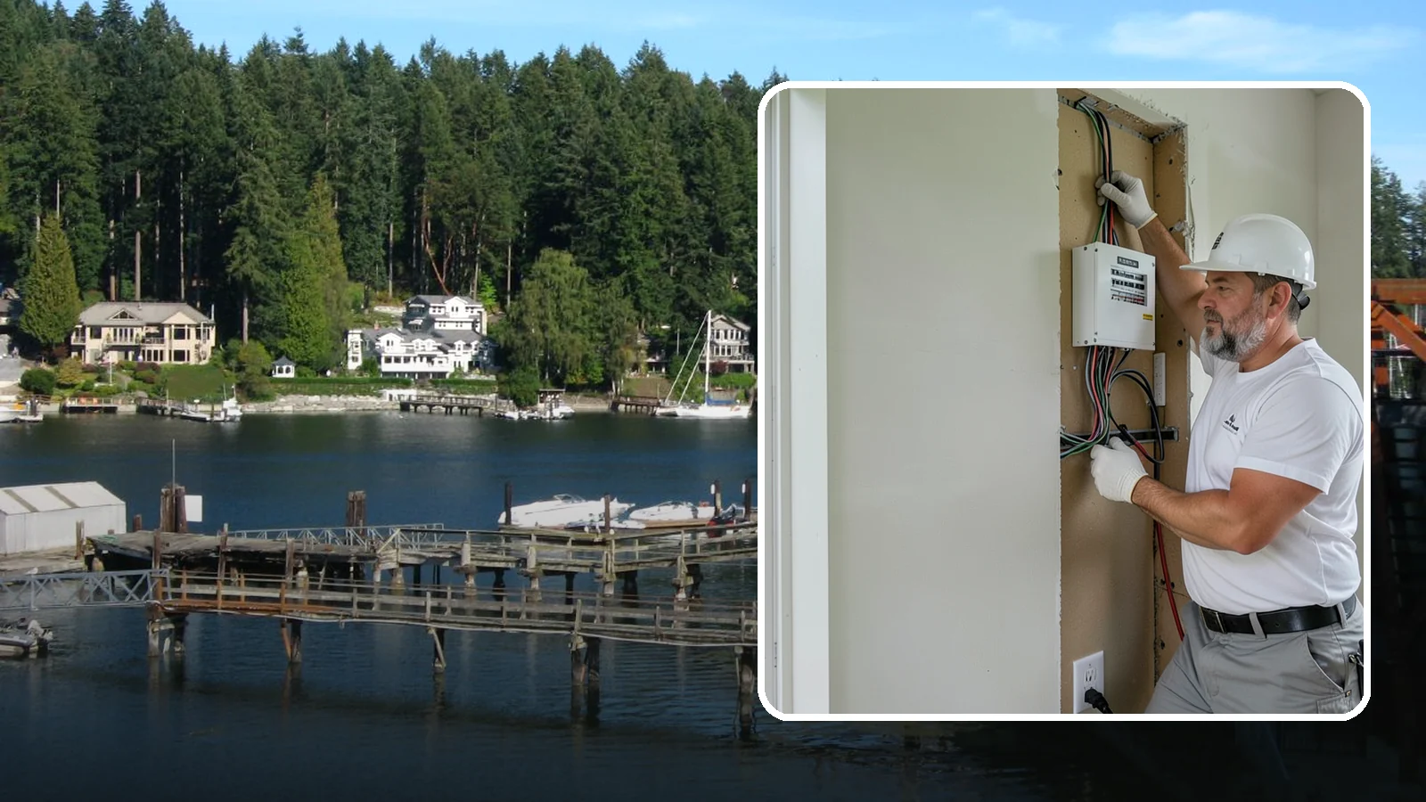 Structured Wiring Installation in Gig Harbor, Pierce County, WA - We install organized structured wiring that centralizes your home's data, video, and network connections.