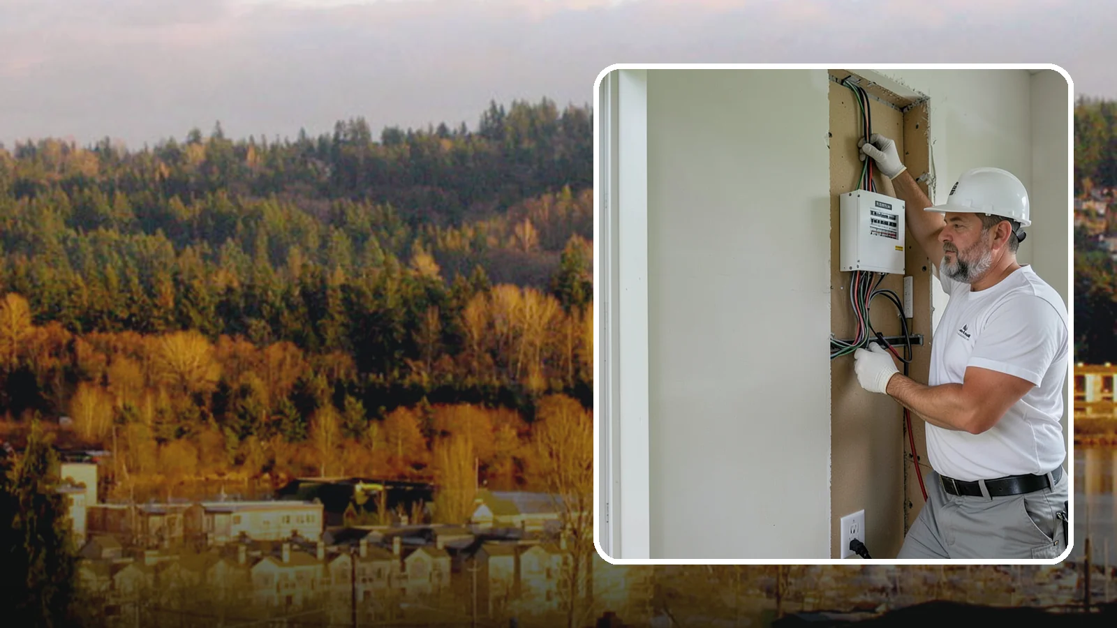 Structured Wiring Installation in Kenmore, King County, WA - We install organized structured wiring that centralizes your home's data, video, and network connections.